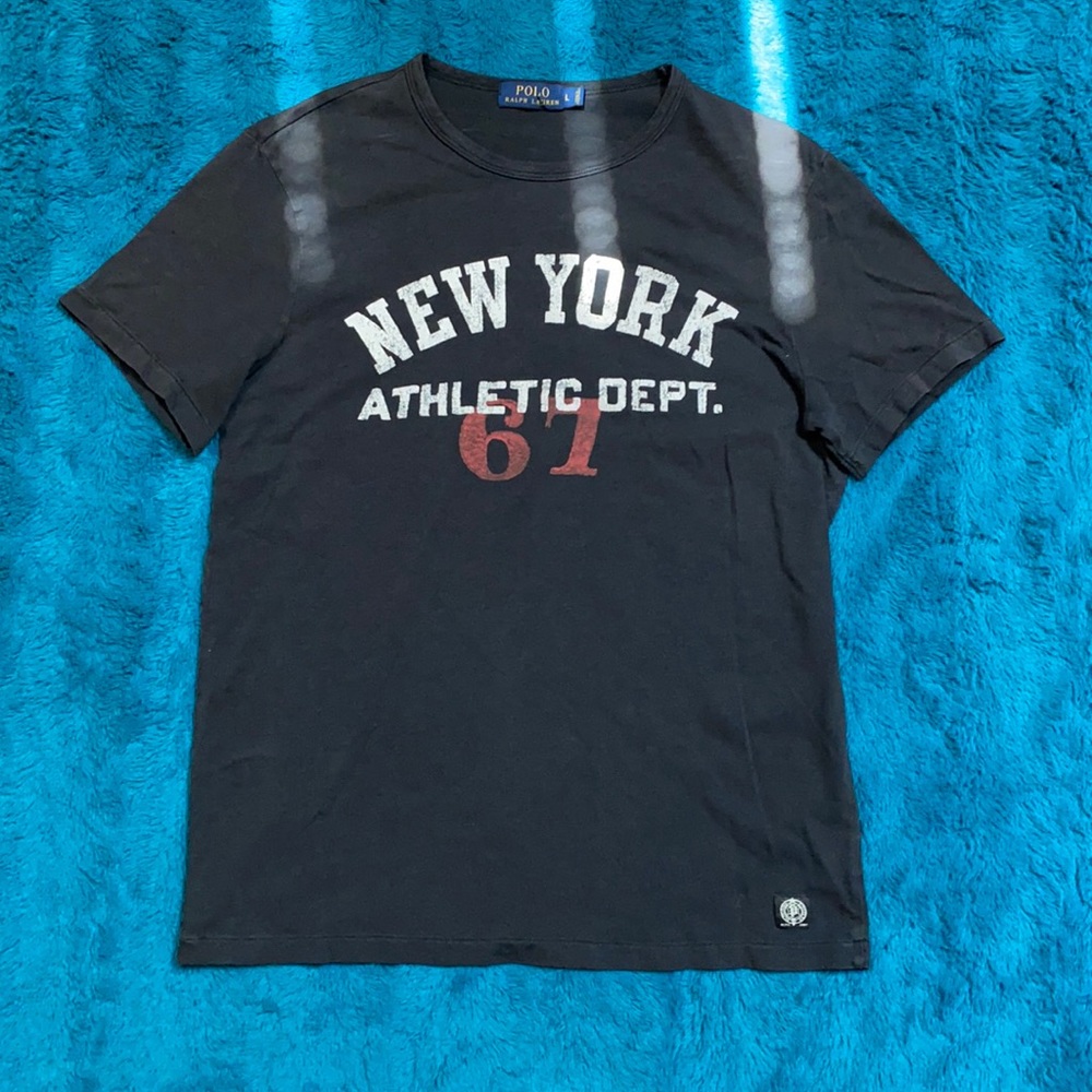 NWOT BLACK Polo Ralph Lauren large T-shirt.